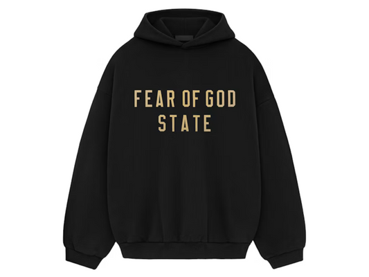 Fear of God Essentials Hoodie Black