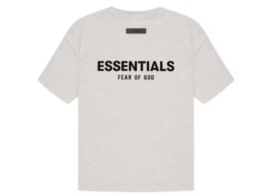 Remera Fear Of God Essentials Light Oatmel