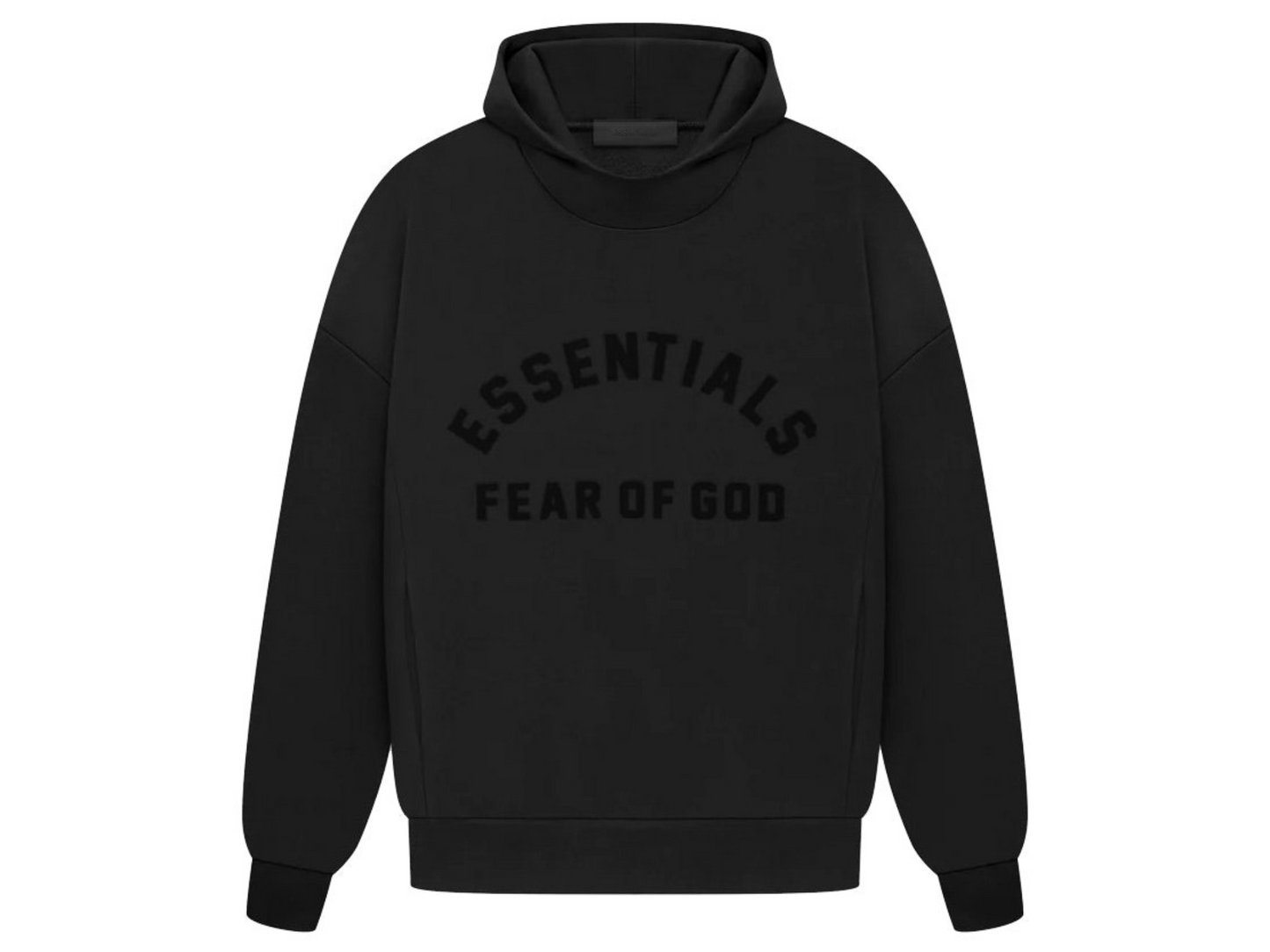 Hoodie Fear Of God Essentials Jet Black