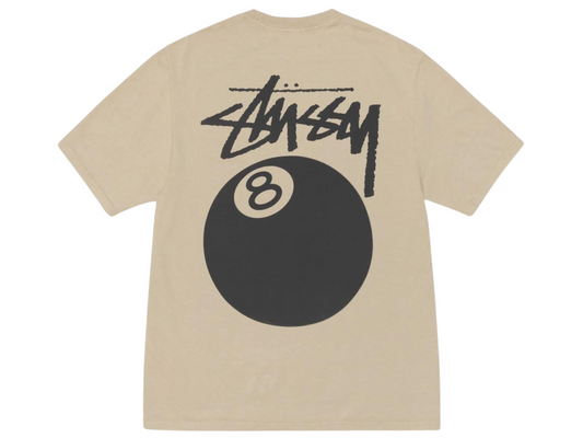 Remera Stussy 8 Ball Pigment Dyed Khaki