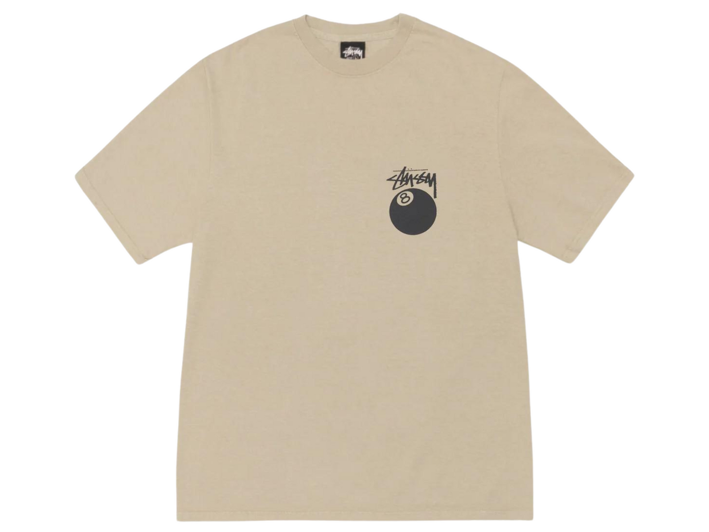 Remera Stussy 8 Ball Pigment Dyed Khaki